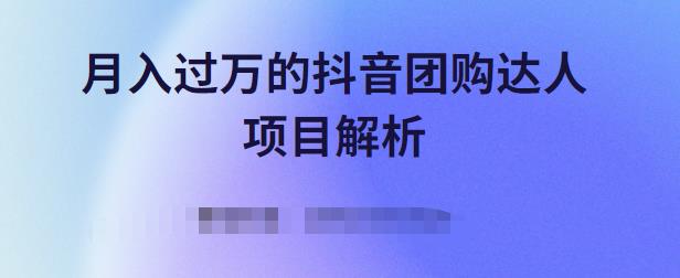 月入过万的抖音团购达人项目解析，免费吃喝玩乐还能赚钱【视频课程】-文言网创