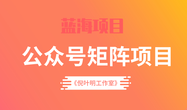 蓝海公众号矩阵项目训练营，0粉冷启动，公众号矩阵账号粉丝突破30w-文言网创