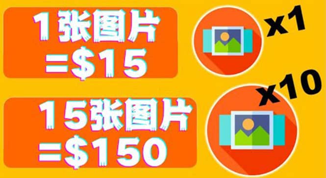 分享一个全新的赚钱方式：每幅图片赚$15美元10张图片=150美元-文言网创