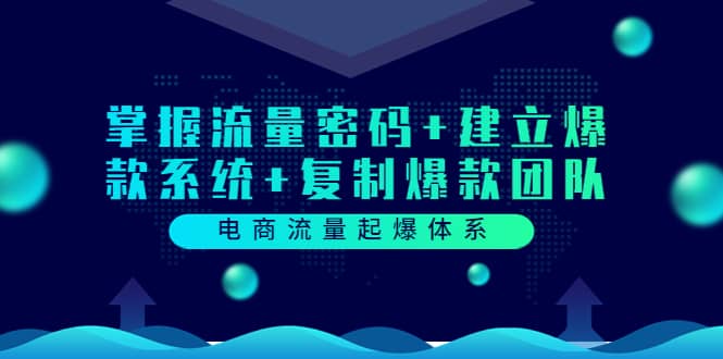 电商流量起爆体系：掌握流量密码 建立爆款系统 复制爆款团队（价值599）-文言网创