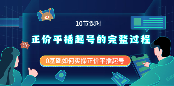 正价平播起号的完整过程：0基础如何实操正价平播起号（10节课时）-文言网创