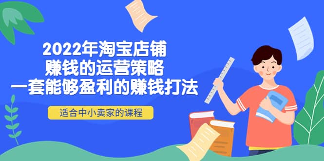 2022年淘宝店铺赚钱的运营策略：一套能够盈利的赚钱打法，适合中小卖家-文言网创