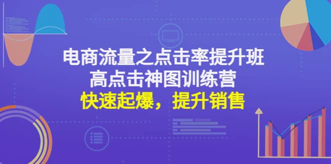 电商流量之点击率提升班 高点击神图训练营：快速起爆，提升销售-文言网创