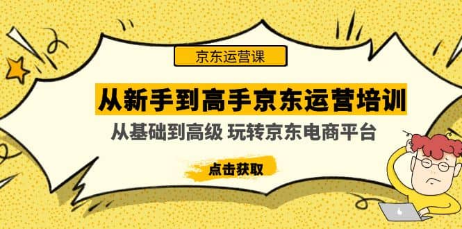 从新手到高手京东运营培训：从基础到高级 玩转京东电商平台(无水印)-文言网创