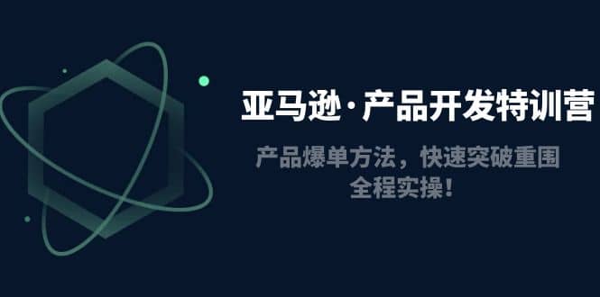 亚马逊·产品开发特训营：产品爆单方法，快速突破重围，全程实操-文言网创