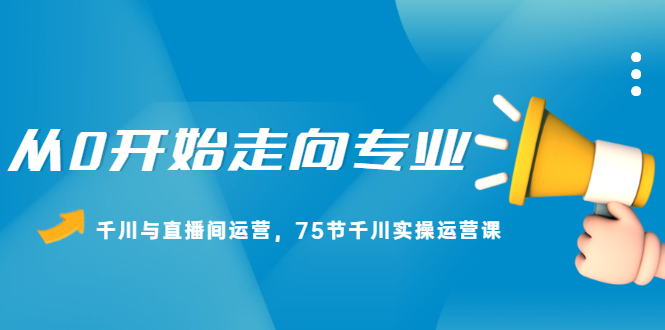 从0开始走向专业，千川与直播间运营，75节千川实操运营课-文言网创