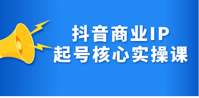 抖音商业IP起号核心实操课，带你玩转算法，流量，内容，架构，变现-文言网创