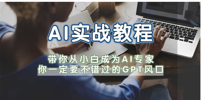 AI实战教程，带你从小白成为AI专家，你一定要不错过的G-P-T风口-文言网创