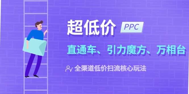 2023超低价·ppc—“直通车、引力魔方、万相台”全渠道·低价扫流核心玩法-文言网创