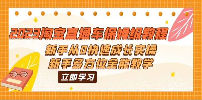 2023淘宝直通车保姆级教程：新手从0快速成长实操，新手多方位全能教学-文言网创