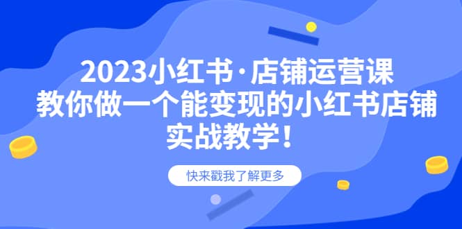 2023小红书·店铺运营课，教你做一个能变现的小红书店铺，20节-实战教学-文言网创