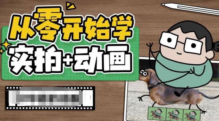 从零开始学实拍加动画，实拍加动画创意教程（49节视频课）-文言网创