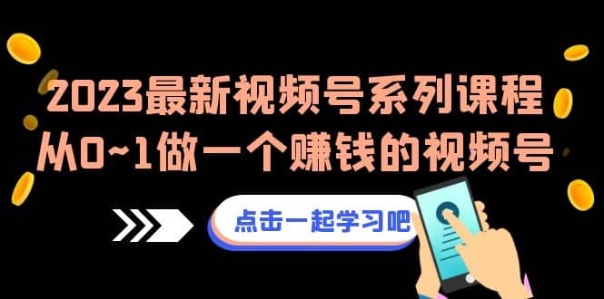 2023最新视频号系列课程，从0~1做一个赚钱的视频号（8节视频课）-文言网创