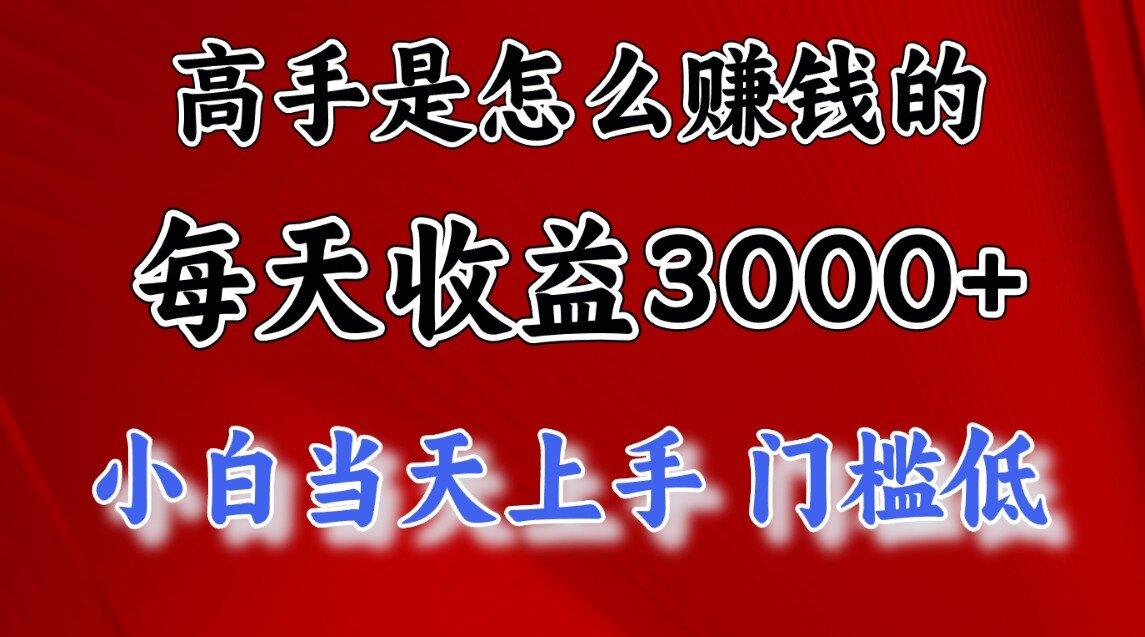 快速掘金项目，上手熟练后日收益1500-3000-文言网创