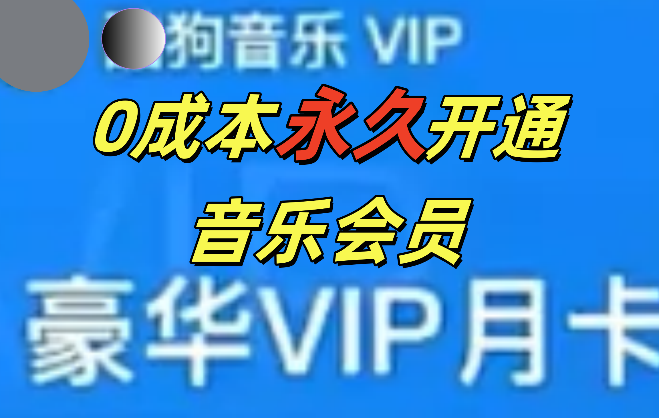 0成本永久音乐会员，可自用可变卖，多种变现形式日入300-500-文言网创