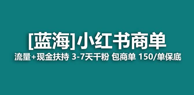 最强蓝海项目，小红书商单！长期稳定，7天变现，商单分配，月入过万-文言网创